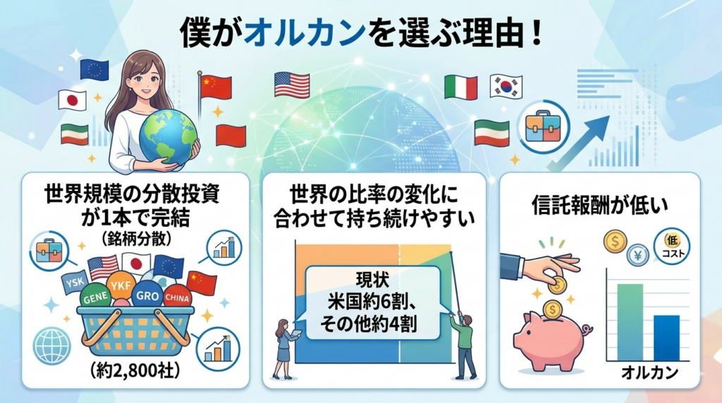 僕がオルカンを選ぶ理由