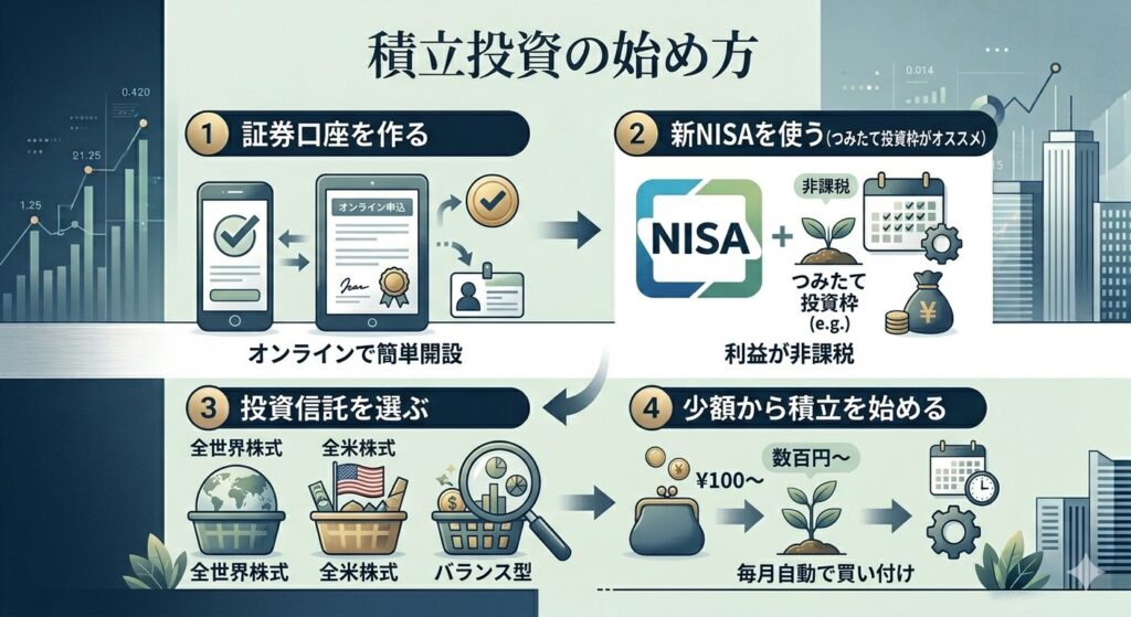積立投資の始め方