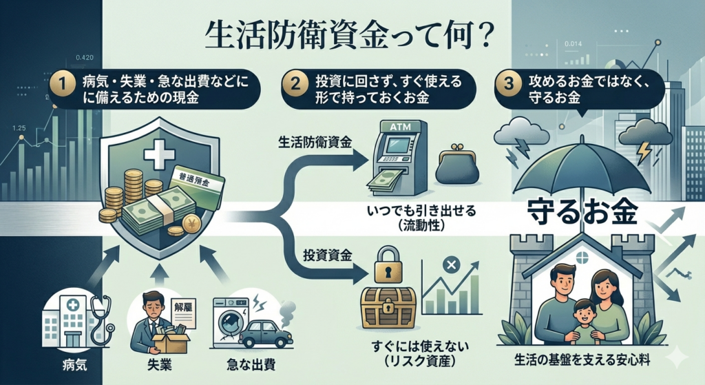 生活防衛資金って何?
