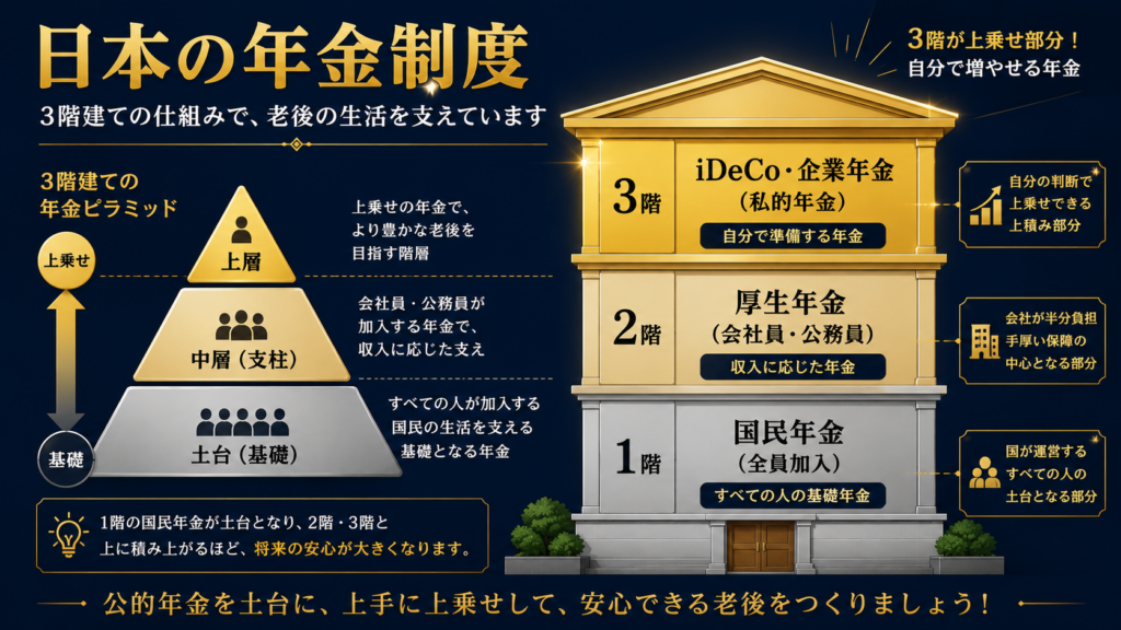 日本の年金制度について