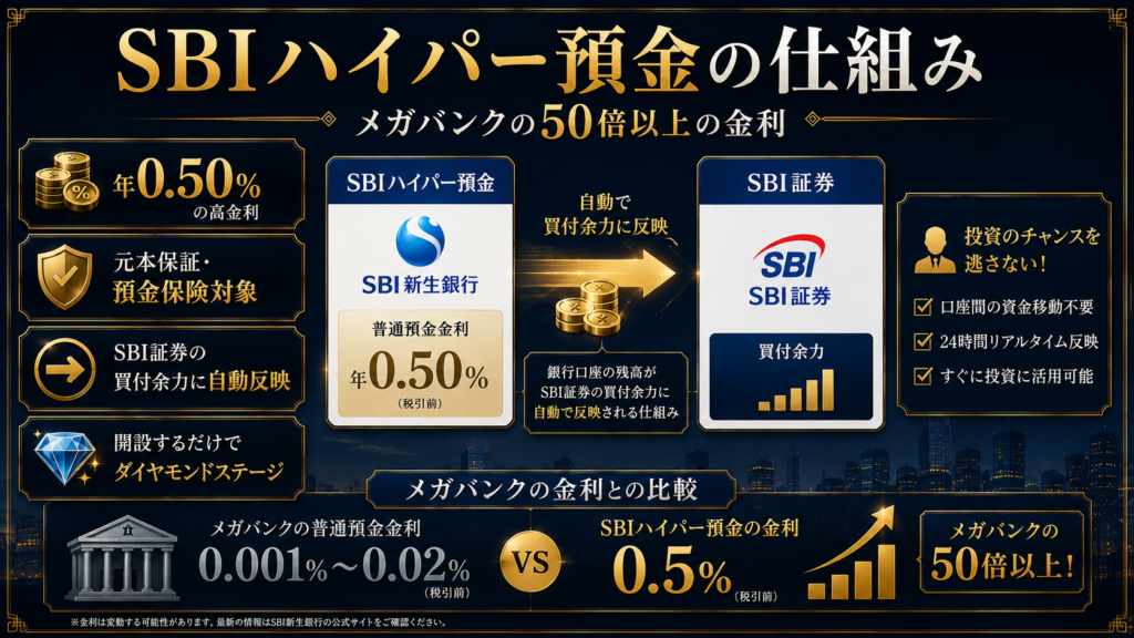 SBIハイパー預金の仕組み