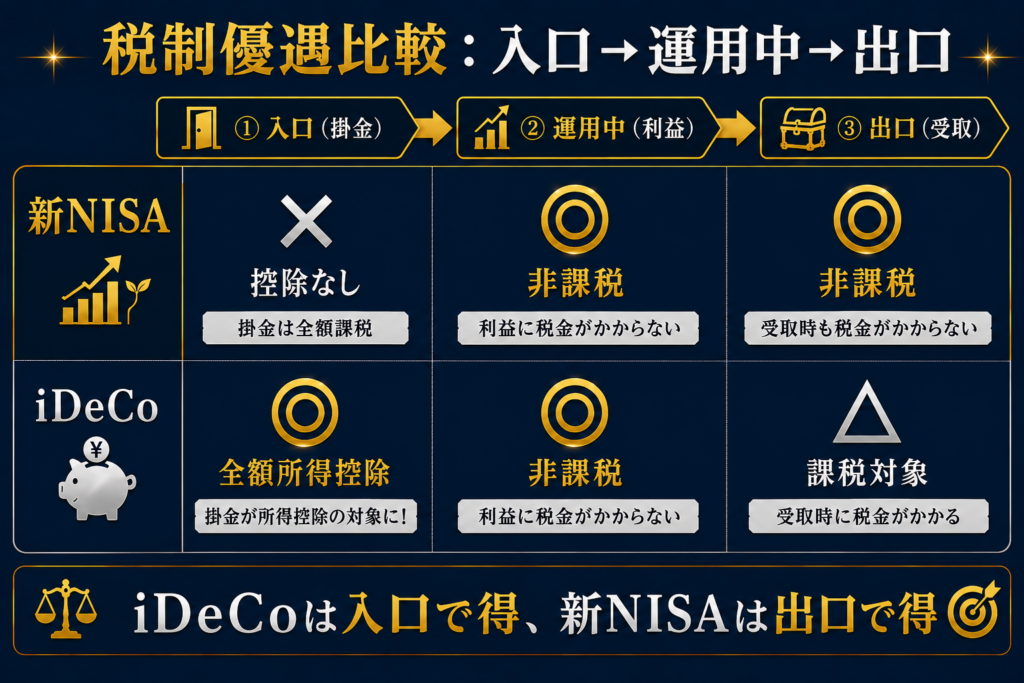 税制優遇比較