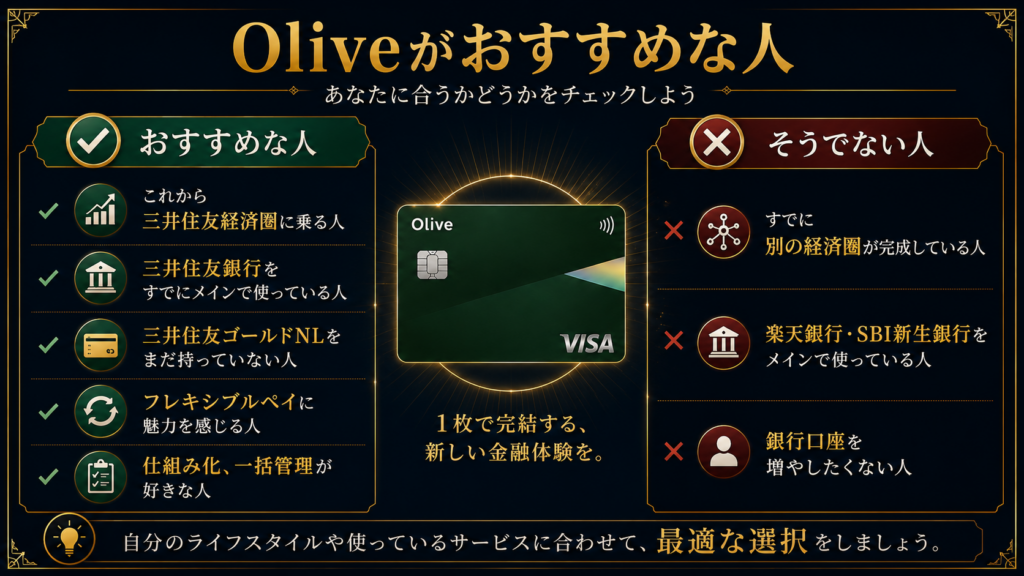Oliveがおすすめな人