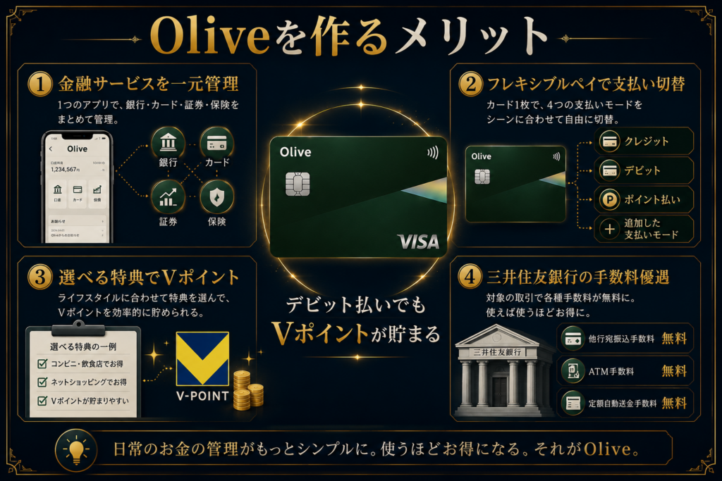 Oliveを作るメリット